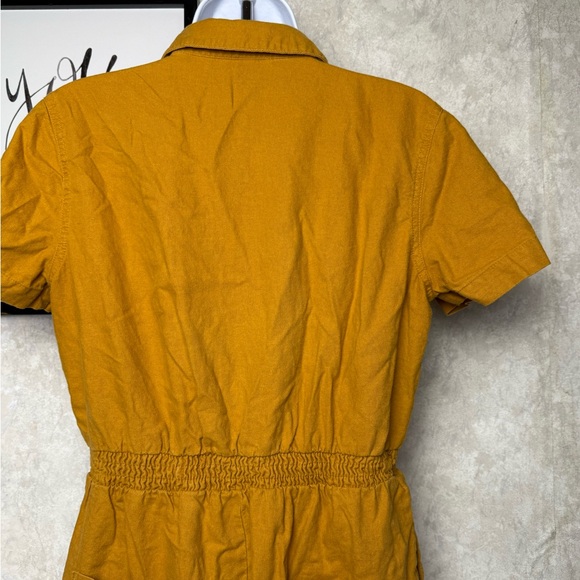 Universal Thread Mustard Button-Up Dress - Picture 7 of 16